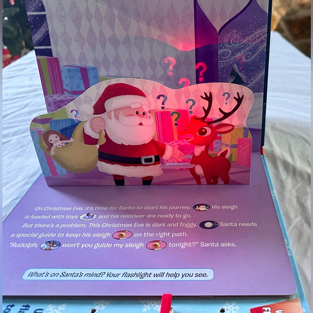 Rudolph the Red-Nosed Reindeer Flashlight Adventure Sound Book – Play-a-Sound - Picture 7 of 7